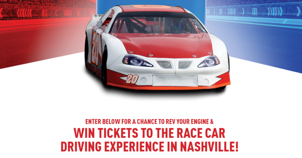 Engine Gin Racing Experience Sweepstakes