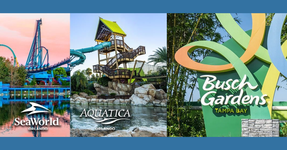 Free Admission for Kids at Seaworld or Busch Gardens Under