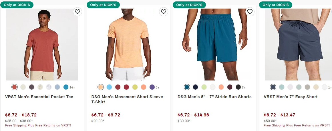 Mens clearance clothing