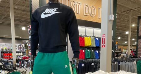 Nike Sweatshirt on mannequin in store