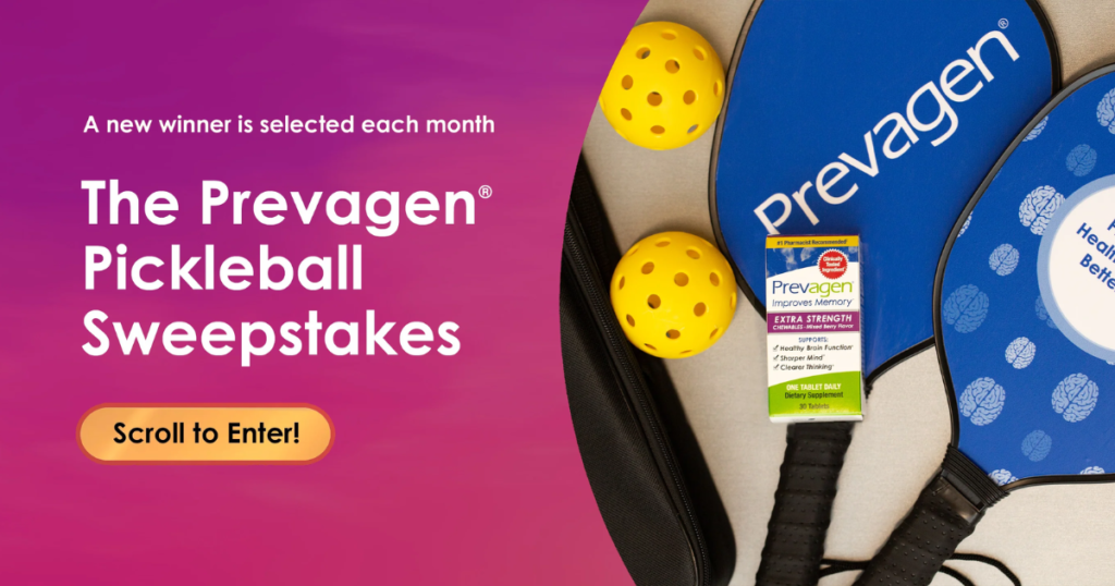 Prevagen Pickleball Sweepstakes