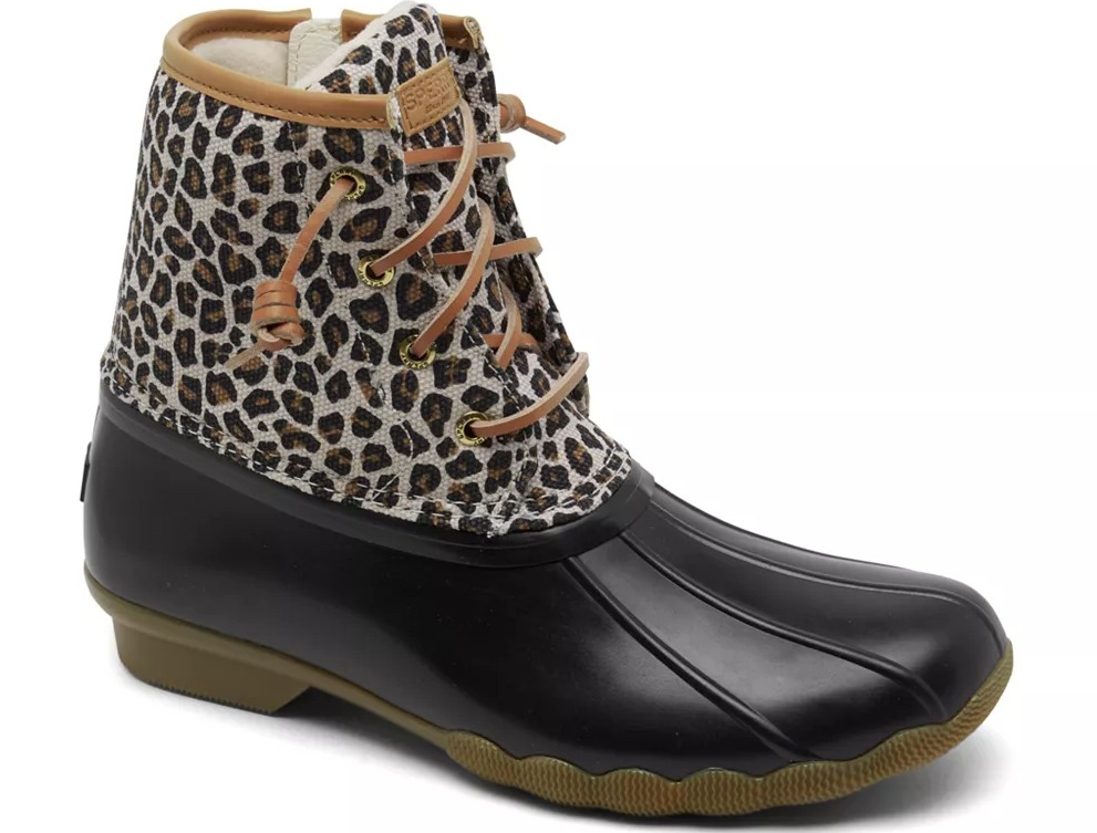 SPERRY Big Girls Saltwater Duck Boots