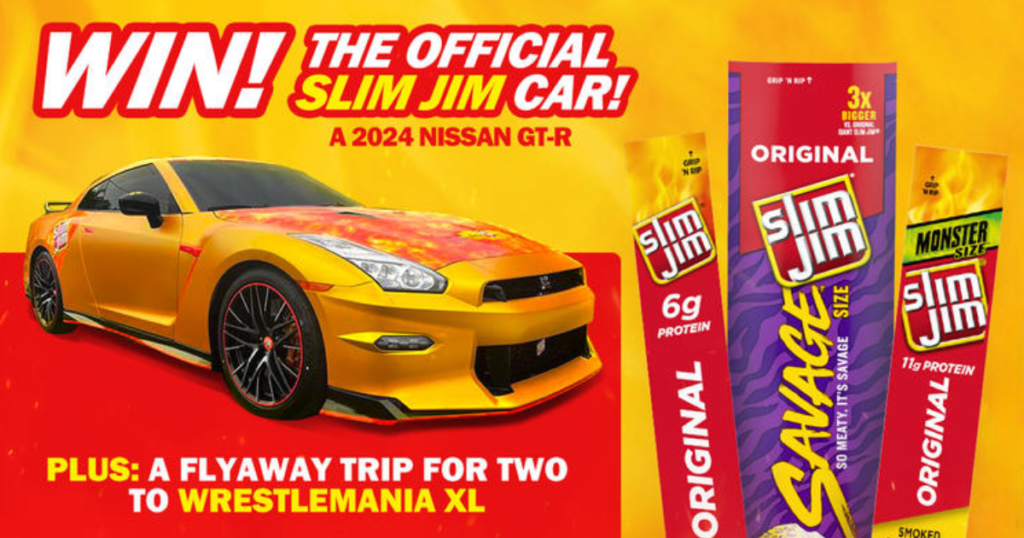 WWE Slim Jim Car Sweepstakes