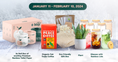 ecoHiny Snowy Steps to Sustainability Giveaway