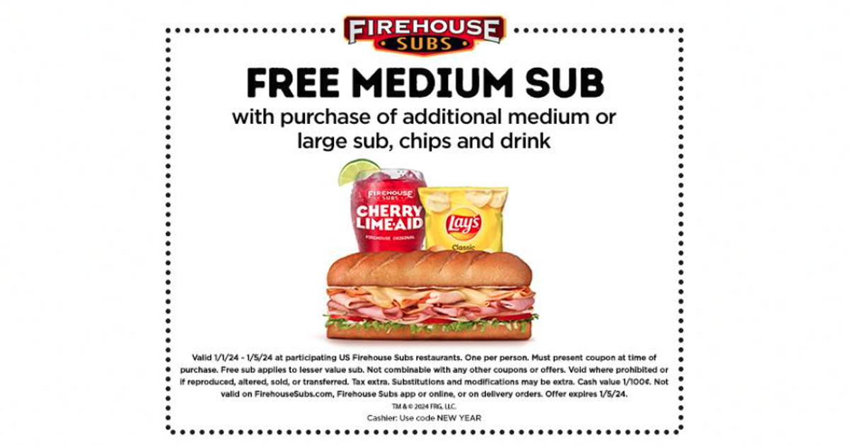 firehouse sub deals