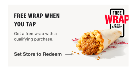 free kfc wrap