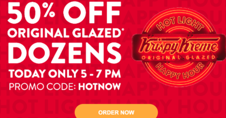 krispy kreme hot light