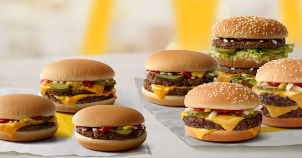mcdonalds burgers