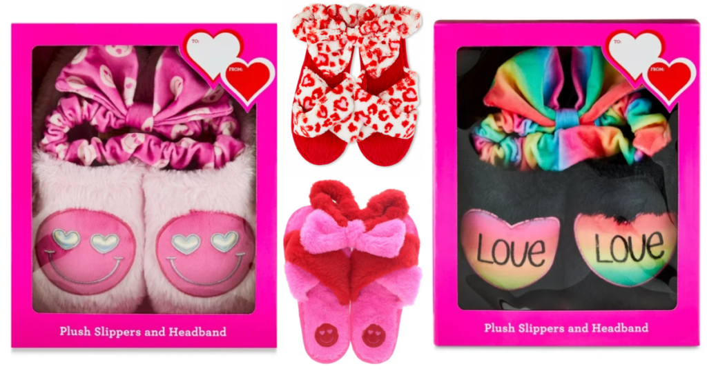 slipper sets valentines day
