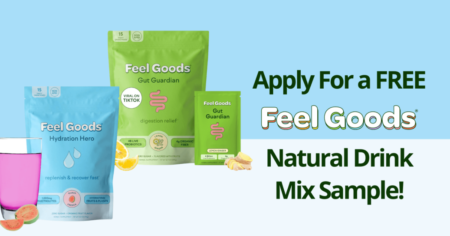 Apply to try FeelGoods Natural Drink Mix for FREE