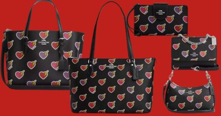 Coach Heart Print