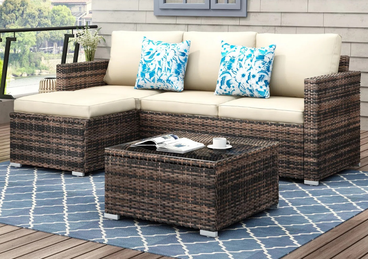 Don Person Outdoor Seating Group with Cushions