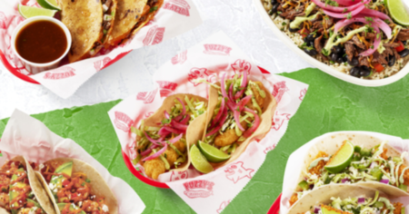 Fuzzys Taco Shop OG Tacos wAny Purchase through