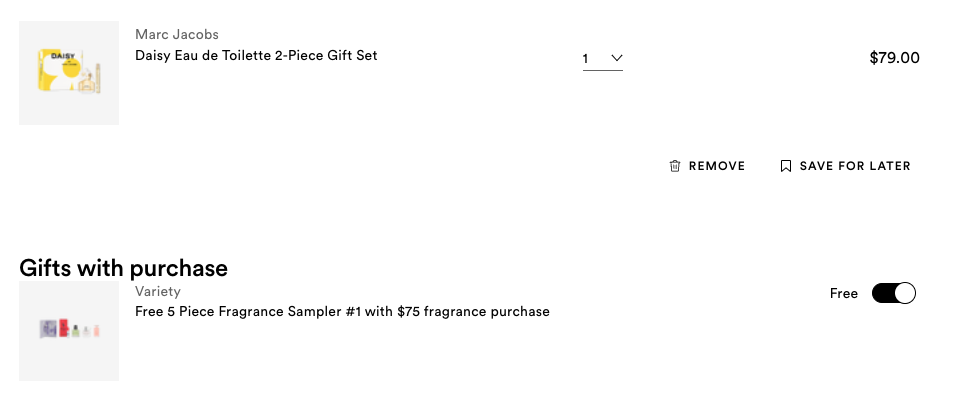 Marc Jacobs Cart Visual