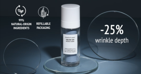 Bottle of a free skincare sample2