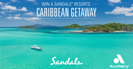 Sandals Flyaway Audacy Contest