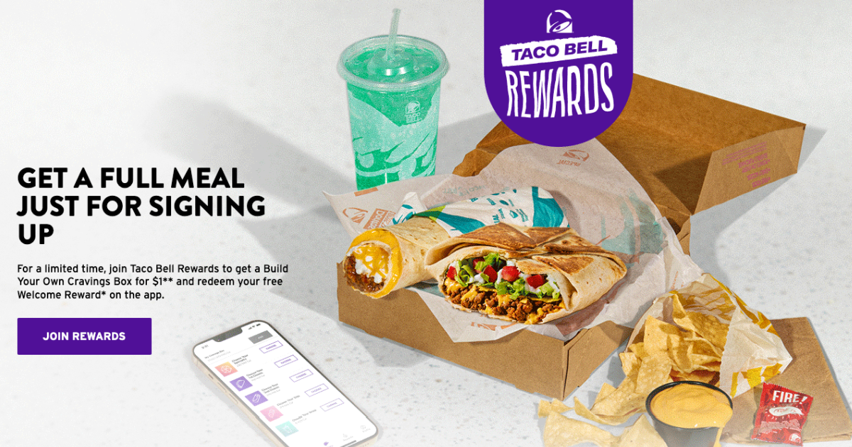Taco Bell Cravings Box