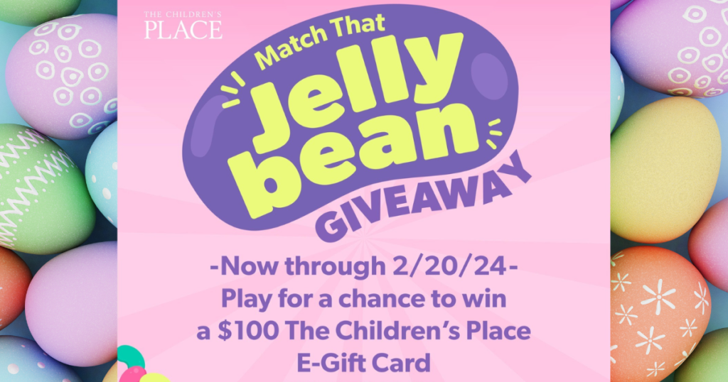The Childrens Place Match That Jelly Bean Giveaway