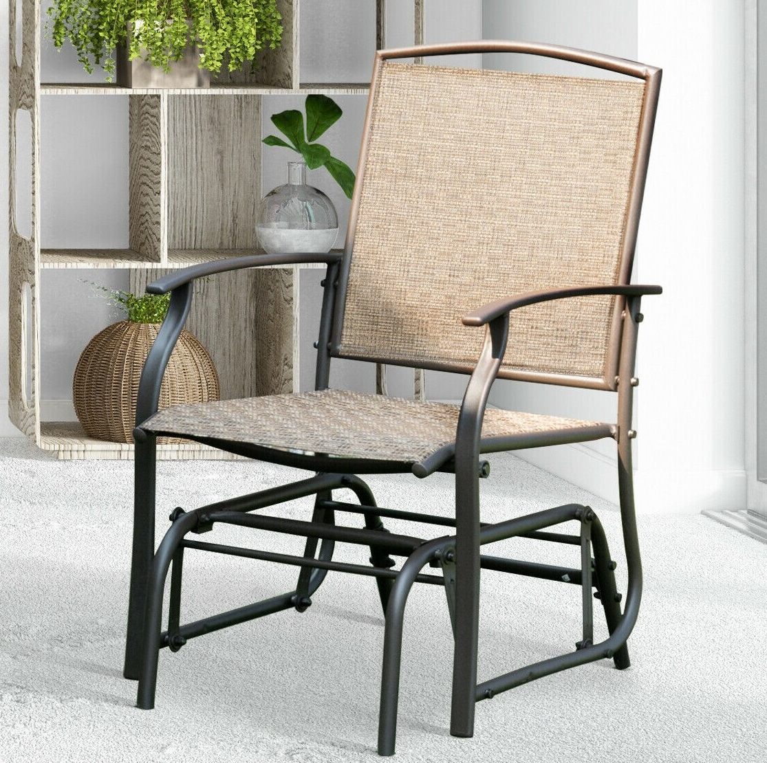 WELLFOR Frame Glider Rocking Chair