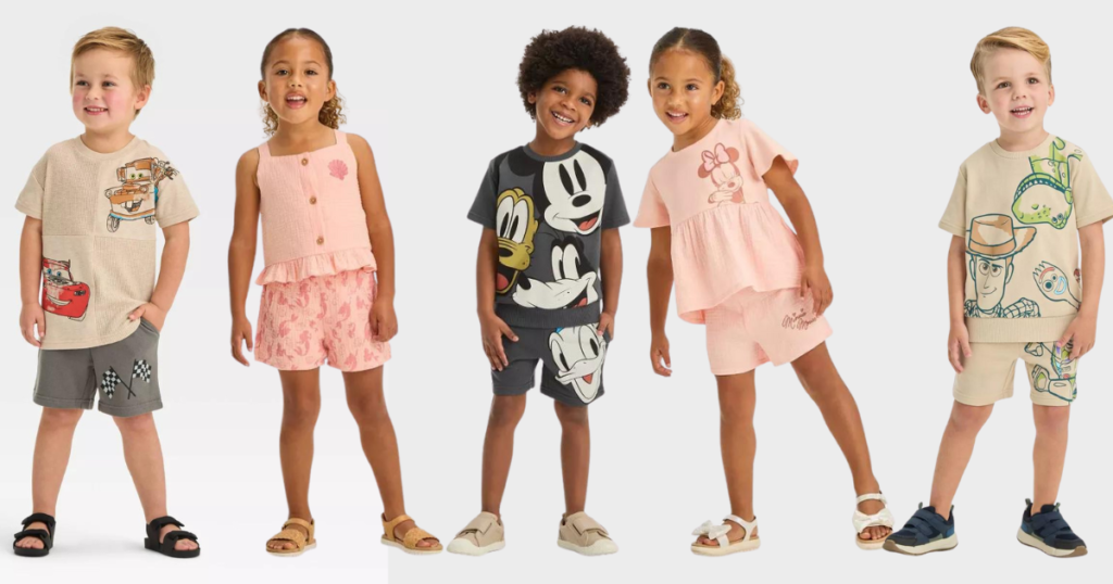 disney apparel target new toddler piece sets