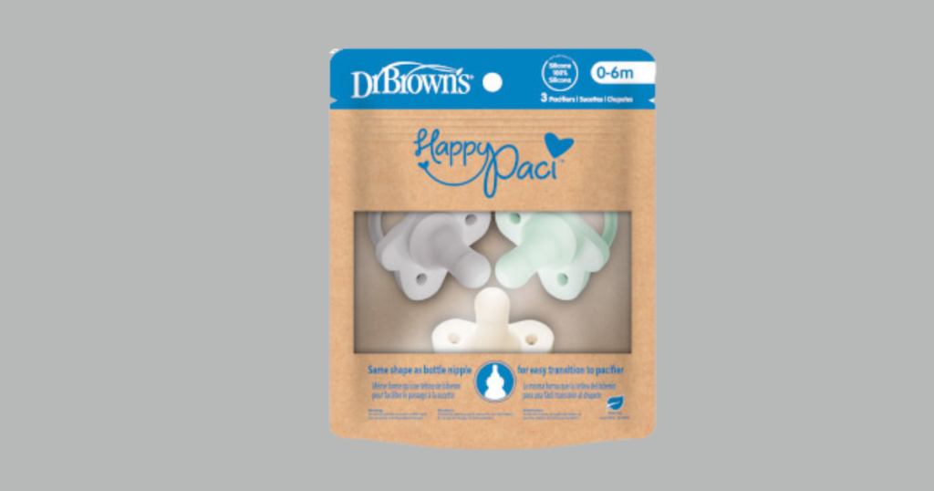 dr brown happy paci freebie