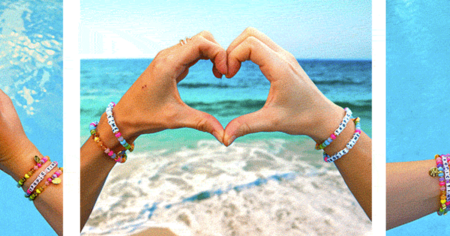 tropical smoothie friendship bracelet