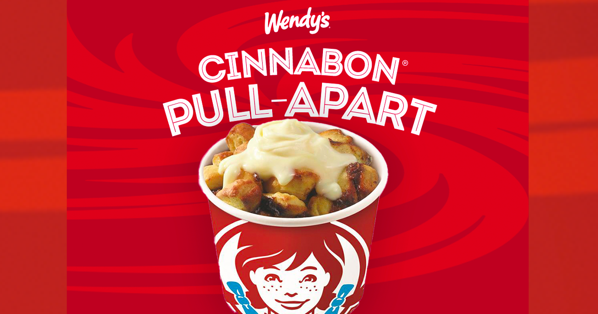 wendys cinnabon pull apart