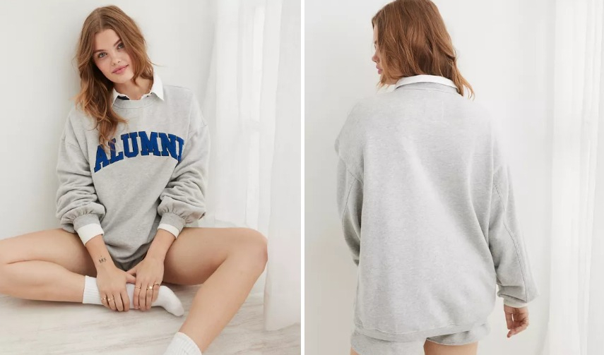 Aerie REAL Crew Sweatshirt