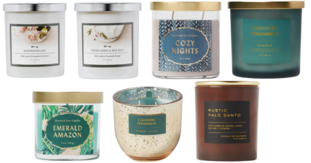 seven candles from Target