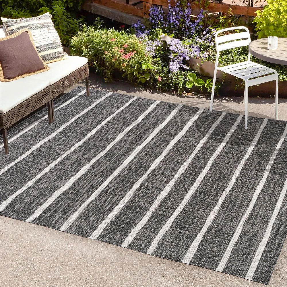 Colonia Berber Stripe Indoor:Outdoor Area Rug Colonia Berber Stripe Indoor:Outdoor Area Rug