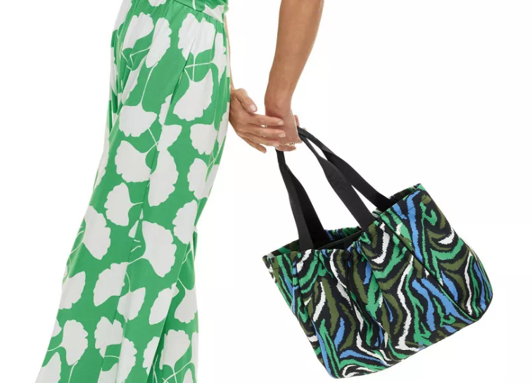 Disco Zebra Green Tote Bag DVF for Target