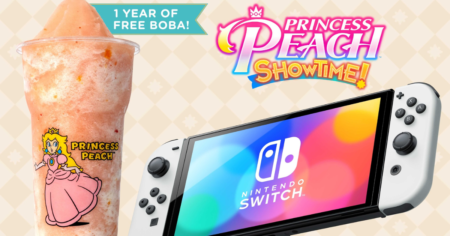 Kung Fu Tea X Nintendo Princess Peach ShowTime! Sweepstakes