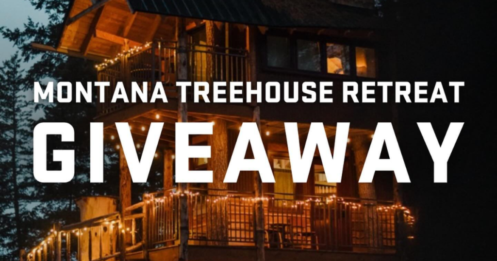 Montana Treehouse Retreat Giveaway