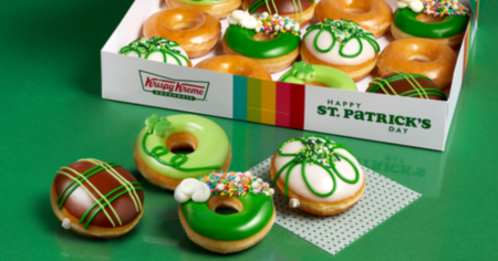 NEW Krispy Kreme St Patricks Day Collection