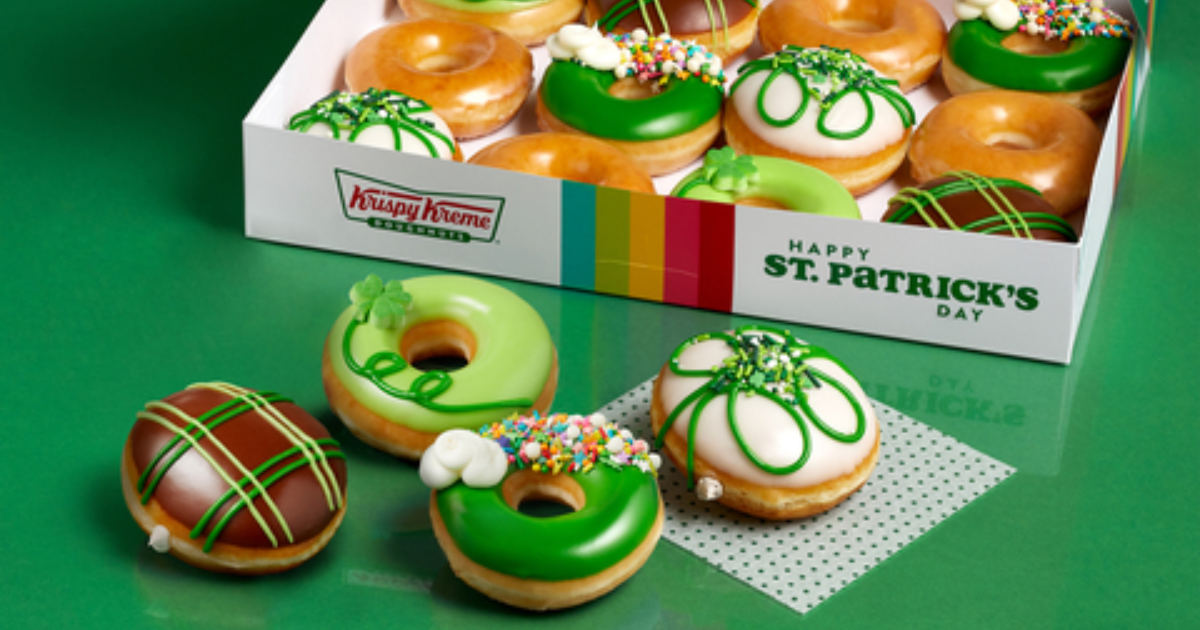 NEW Krispy Kreme St Patricks Day Collection