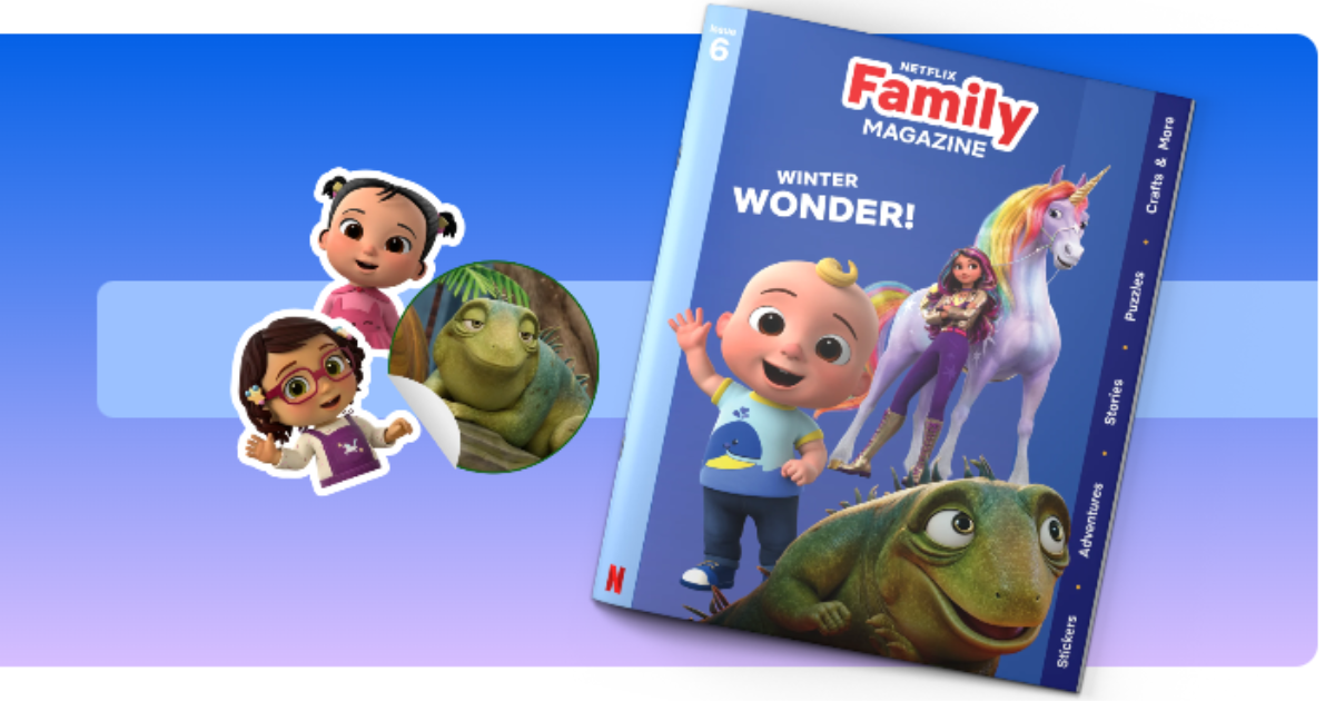 Netflix Jr Pre School Print Magazine
