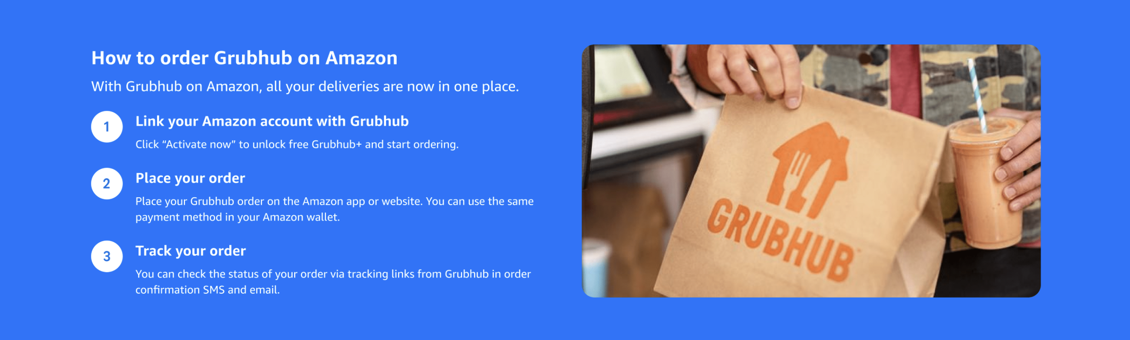 Amazon Grubhub Amazon Grubhub
