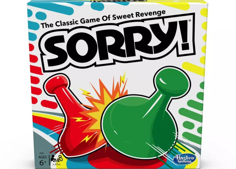 Sorry Sorry board game box
