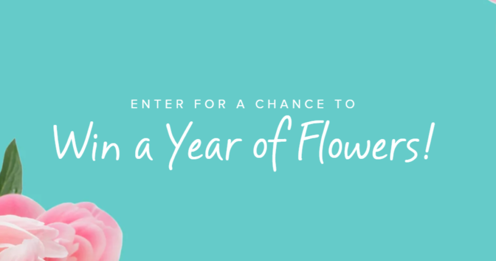 Sunny with a Chance of Flowers Choose to Bloom Sweepstakes