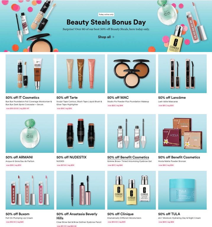 Ulta Bonus Day