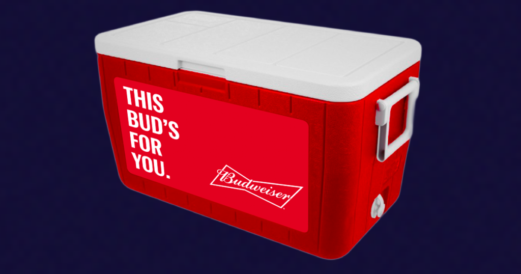 budweiser cooler