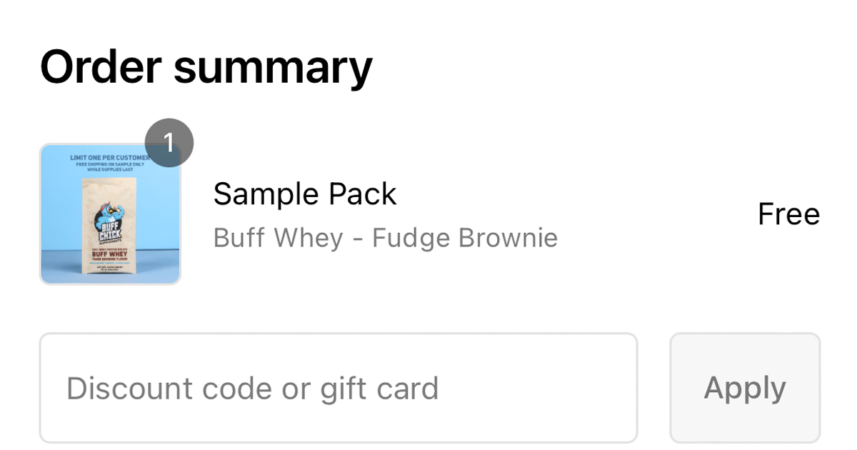 buff whey