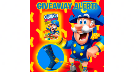 capn crunch sock giveaway