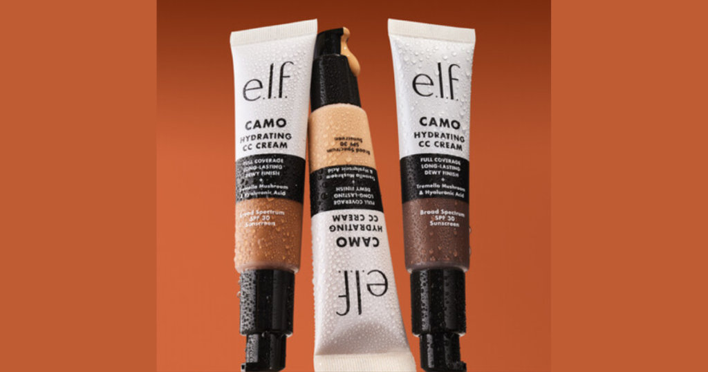 e l f Hydrating Camo Cream CC Cream samples