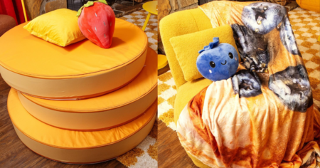 eggo pancake chair and blanket