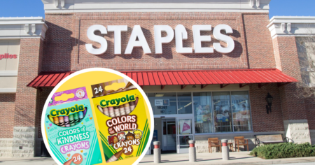 free crayola crayons at staples