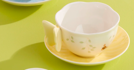 lenox butterfly teacup and saucer