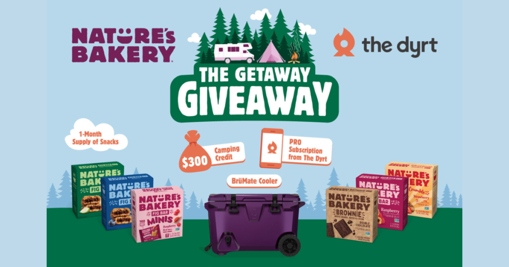 natures bakery dyrt sweepstakes prize pack