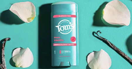 toms rose vanilla deodorant