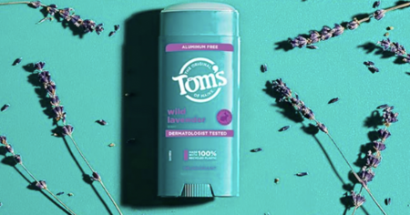 toms deodorant in wild lavenders